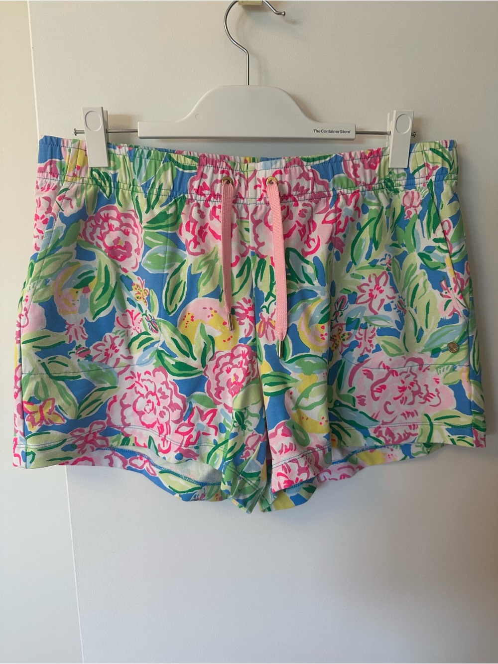 Lilly Pulitzer Floral Lounge Shorts - Pink & Blue